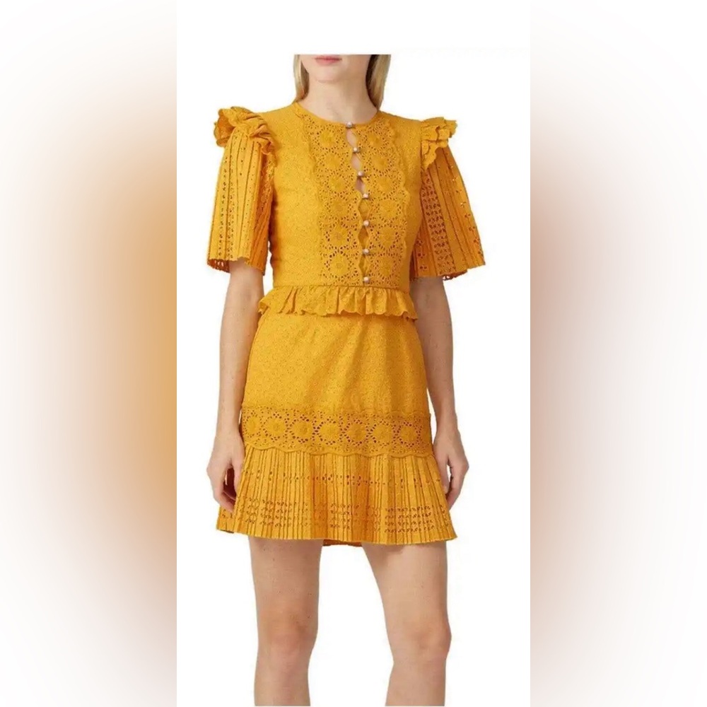 Saylor Eyelet Dress NWOT